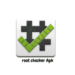 a logo of root checker apk